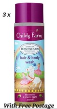 Childs Farm Blackberry and Organic Apple Hair & Body Wash (250ml) x 3