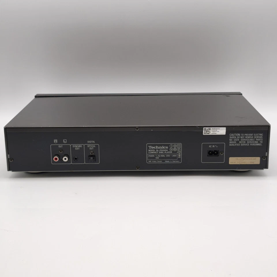 Technics SL-PG540A | CD Player MASH | CDM-4 | Refurbished | Guter Zustand! - Bild 4 von 4