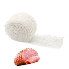 5m Meat Netting Roll, Size 18 Ham Sock Elastic Netting, Elastic Smoked Meat P...