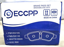 ECCPP Front Brake Pads Silver Edition Jeep Grand Cherokee 2001 Fit Open Box