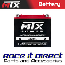 MTX Battery for Harley XLH 883 Sportster Custom 2000-2001 AGM