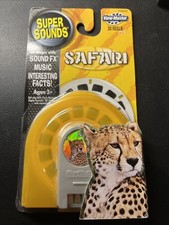 Safari Viewmaster View-master Super Sounds 3-D Reels Set 2005 NOS