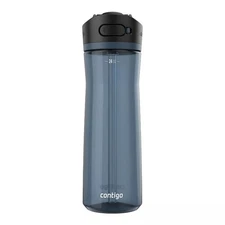 NEW Contigo 24 oz Ashland Blue Autospout BPA Free Reuseable Travel Water Bottle