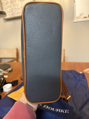 Dooney & Bourke Pebble Leather Crossbody Bag Dark Grey. New With Tags - Picture 7 of 9