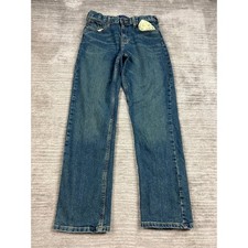 Arizona Jean Co Denim Pants Boys 18 Regular Blue Straight Leg Stretch Classic