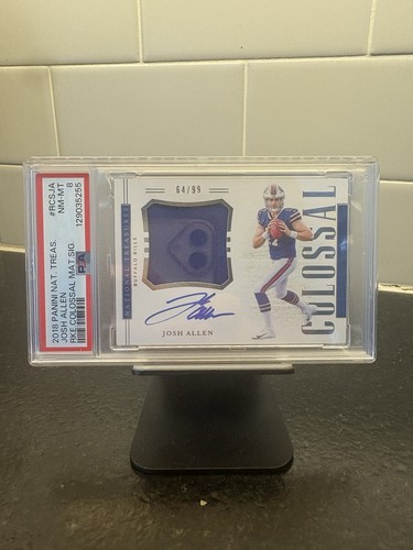 Josh Allen 2018 National Treasures Rookie Colossal Signatures card
