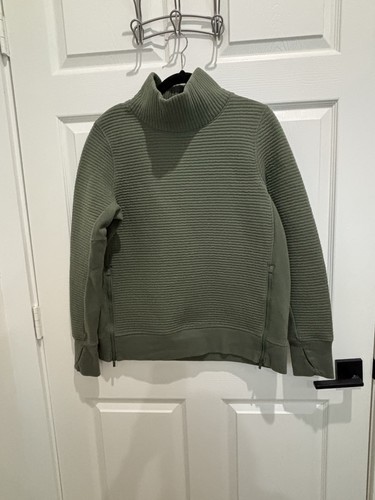 All in Motion Damen-Sweatshirt Größe M olivgrün Langarm hochgeschlossen Pull-On - Bild 1 von 3