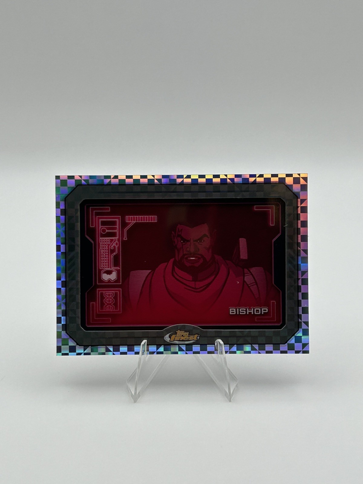 2025 Topps Finest X-Men '97 Bishop #SS-4 Sentinels Scan X-Fractor /97