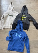 Under Armour Nike Sweatshirt Youth Size Medium Lot of 3 Casual