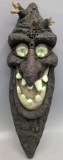 Sun Hill Halloween 14" Tree Face Glow Decoration Electronic Lights Sound 2003