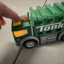 Tonka Green and Clean Trash Truck with Working Lights and Sounds 2020
