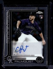 2025 TOPPS CHROME ROOKIE AUTO CARSON PALMQUIST ROCKIES