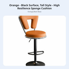 Adjustable rotate Stool with spinerest Modern Design for Bar, Coffee Shop,