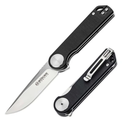 MAGNUM Skruva Taschenmesser EDC 440B G10 Flipper Liner Lock Clip Schwarz 01SC011 - Bild 1 von 4