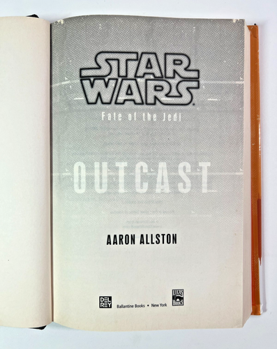 Star Wars Fate of the Jedi Outcast Aaron Allston SFBC HC 2009 Legends EU Novel - Picture 7 of 16