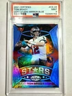 2021 Tom Brady SP /75 Panini NFL Certified Stars 🌠 Mirror Blue Prizm PSA 9 MINT