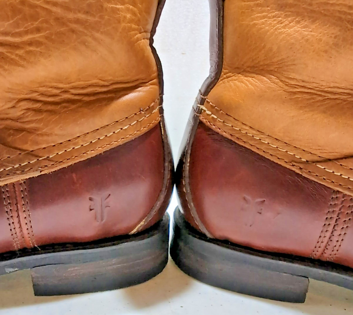 Frye Veronica Shearling Leather Engineer Duck Boo… - image 12