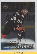 2022 Upper Deck Series 1 Young Guns Silver Foil Jacob Perreault #212 READ 0i47