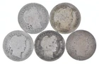 Better Lot 5 1892 1906-D 1903-O 1898 1902-O Barber Dime 0.50 Face *227