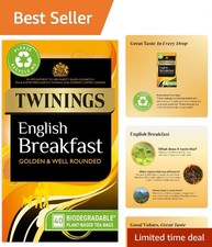 Discover Golden English Breakfast Tea - 40 Bags of Full-Bodied Flavor 0.10 per strip