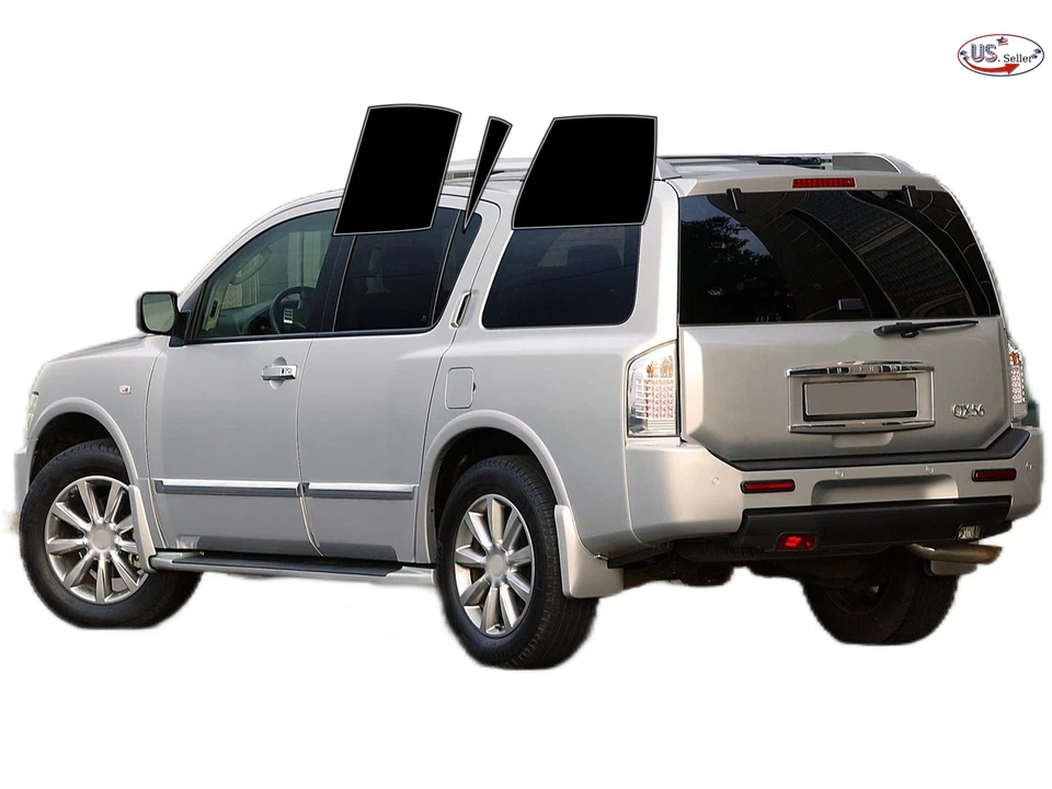 Kit de película de tinte de ventana de 2 capas precortada personalizada computarizada para Infiniti QX56 2004-2010 Foto 3 de 4