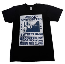 Bruce Springsteen E Street Band Brooklyn NY 2016 Concert Tee American Apparel S
