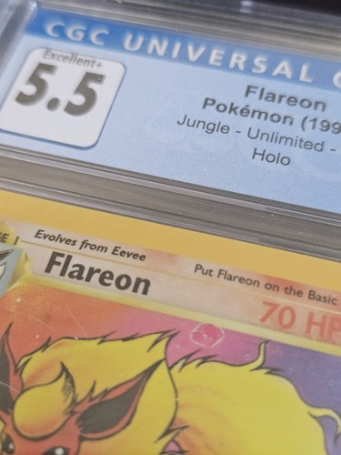 Flareon (Unlimited) graded CGC 5.5 for sale on eBay