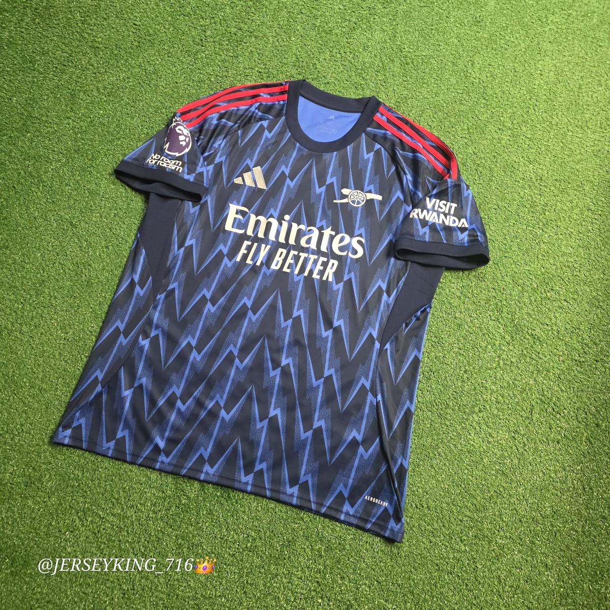 Adidas Arsenal FC Kai Havertz#29 2025/2026 Away Jersey EPL Patch