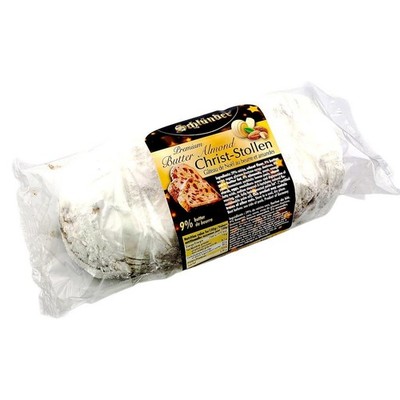 Schlunder Premium BUTTER ALMOND Christ-Stollen Cello Bag 25.4 Oz./750 g.