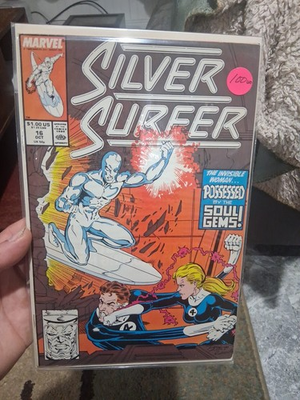 #ad Silver Surfer The Invisible Woman Gets Possessed By The Soul Gems $4.49
