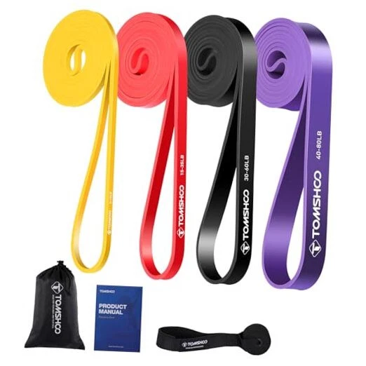 Resistance Bands Set, Multiple Fitness Exercise Workout Bands with Storage