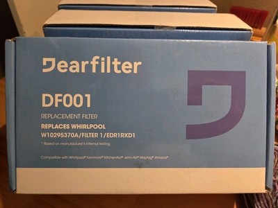 Dear filter DF001 Replacement Filters (2 Pack)