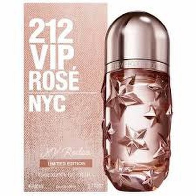 Carolina Herrera 212 VIP Rosé NY Rodeo 2.7 oz Eau de Parfum Women Floral Luxury