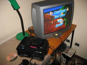 SEGA MEGA CD 1 + SEGA MEGADRIVE 1 CONSOLE SET JAPAN