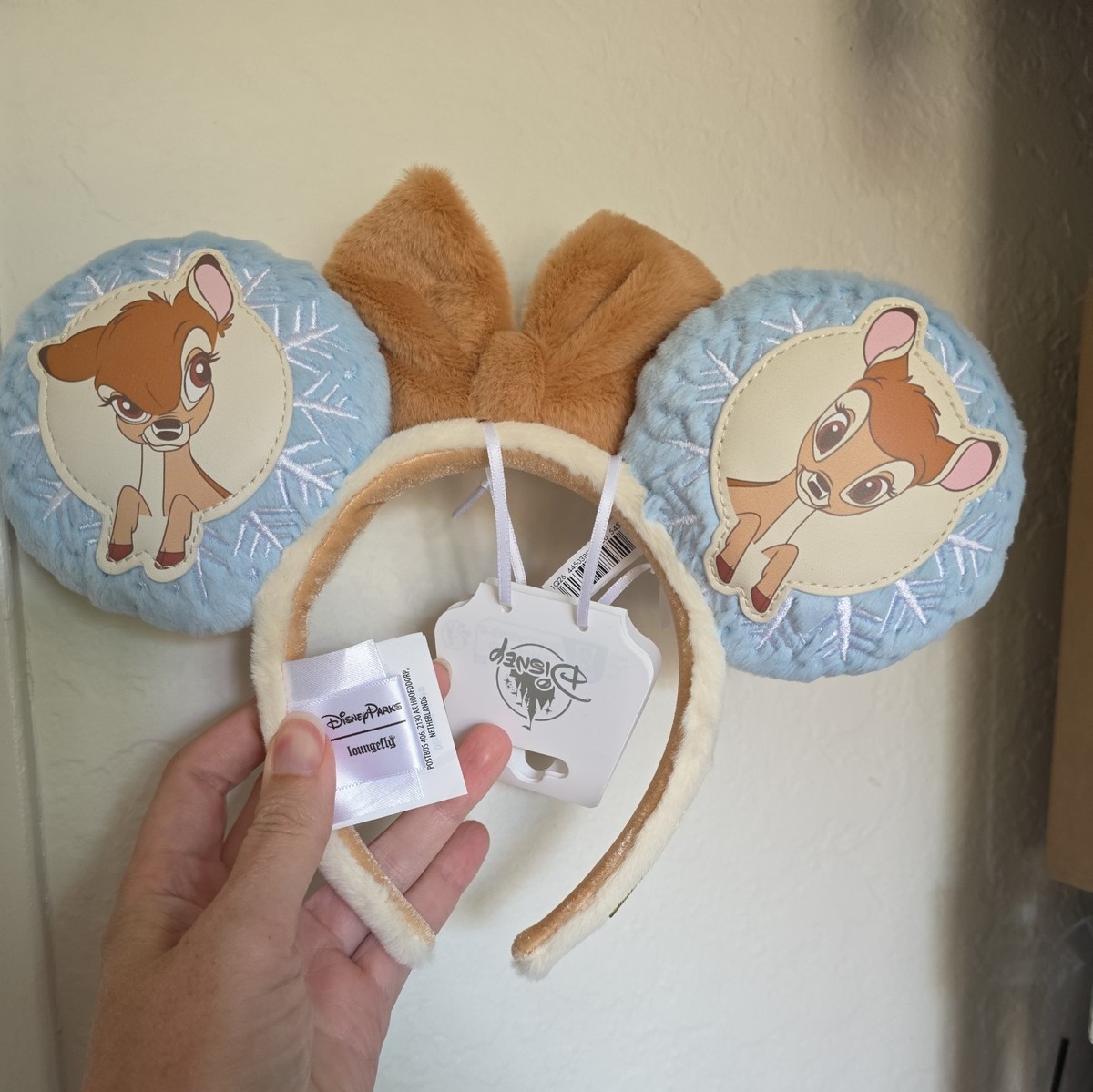 Disney Loungefly Bambi Headband Minnie Ears - Fluffy Pastel  display picture 1