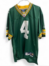 Vintage Reebok NFL Green Bay Packers Brett Favre jersey size medium VTG Y2K Mens