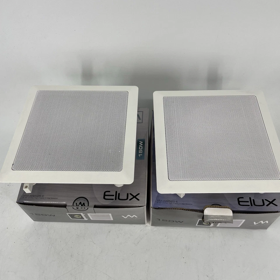 Pair Of VM AUDIO Elux 5.25” In-Wall Speaker VM WS525 E - Image 2 of 4
