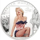 *MARILYN MONROE* 2011 Hollywood Legends 25g .925 Silver w/ Real Diamond /COA+BOX