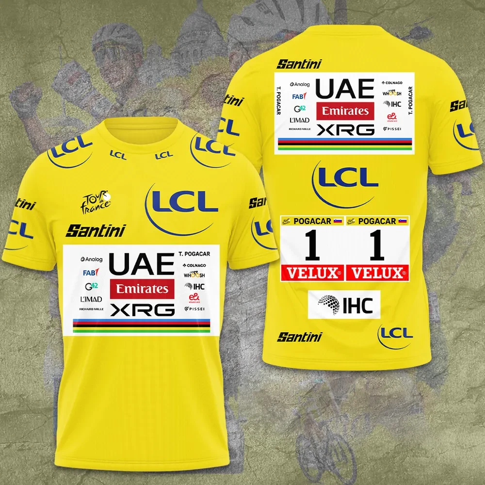 Tadej 2026 Tour de France Winner 3D Apparel Tshirt