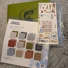 Creative Memories Reel Good Times 12x12 Album, Paper And Sticker Set