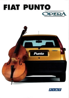 Catalogue brochure prospekt Fiat Punto I série spéciale Opéra 1998 FR - France - Photo 1/2