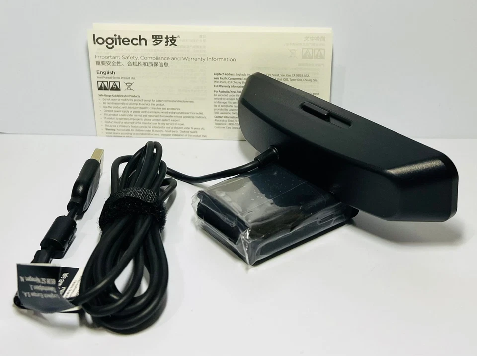 Logitech C925E USB Webcam HD Video Built-In Stereo Mic V-U0030 860-000508 - Image 4 of 4