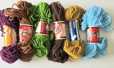 Caron Rug Yarn  Aunt Lydia's Heavy Rug Yarn 6 Skeins 100 Dacron Polyester