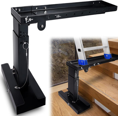 Ladder Leveler Pro - Adjustable Stabilizer for Safe Ladder Use on Stairs