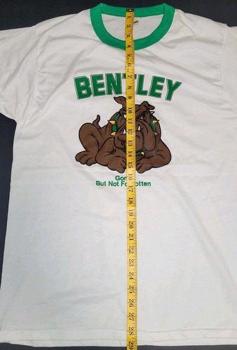 VTG 1980’S Bentley Bulldogs Alumni Livonia Michigan T-Shirt XL Ring Tee - Picture 5 of 8