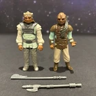 Vintage 1983 Kenner Star Wars Complete Figure Lot: Skiff Guards Nikto & Weequay