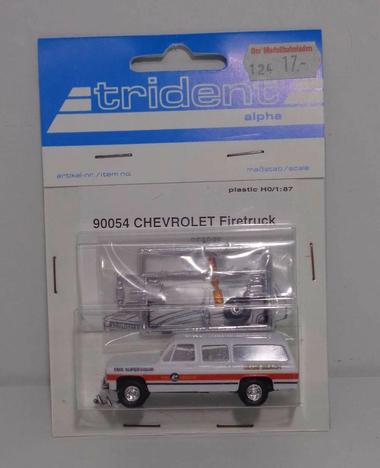 Trident H0 90054 Chevrolet Firetruck "Miami Beach" NEU & OVP