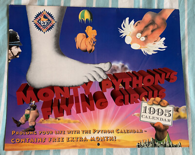 Monty Python Kalender 1995, volle 13 Monate, Midhurst GU29