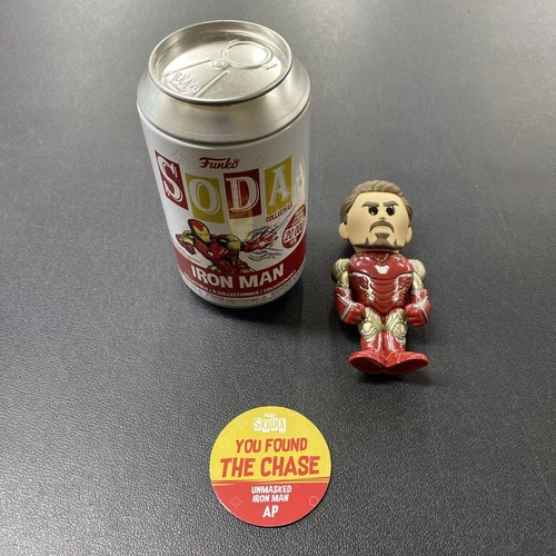 Marvel Pop Funko Soda Iron Man Unmasked Chase Artist Proof AP Grail **RARE**