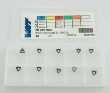 CERATIZIT WNT Turning Inserts WCGT020104EN-ZF CWC10 TCM10 ORIGINAL NEW 10 pcs.